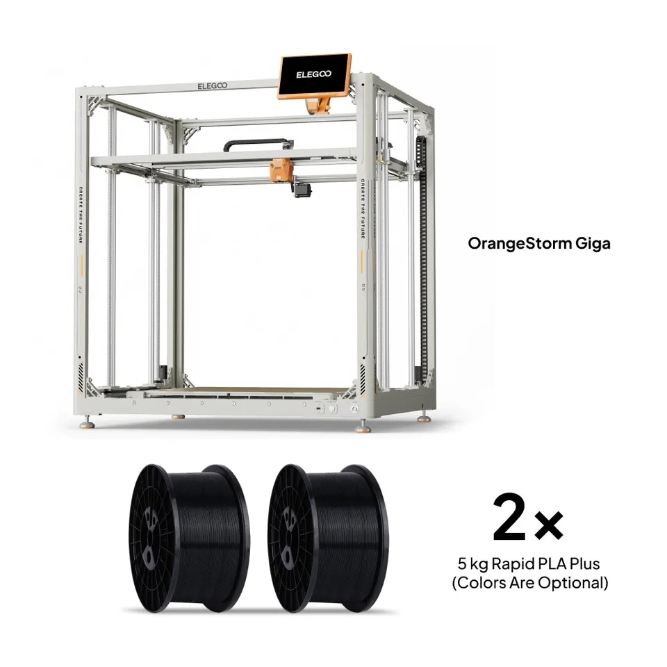elegoo-orangestorm-giga-2x-5kg-rapid-pla-plus-imprimante-3d-fdm-grand-format-800 image 1