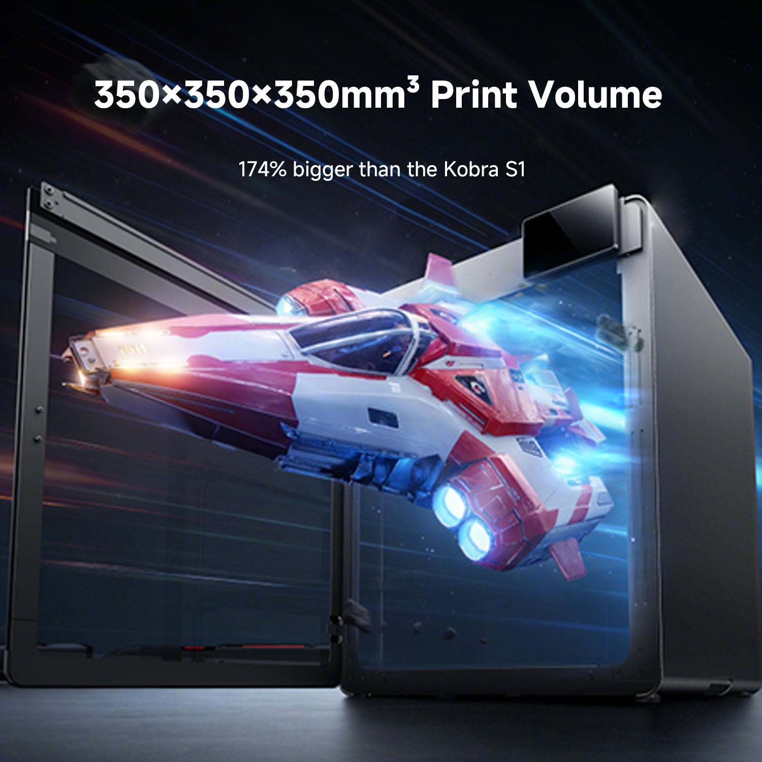 anycubic-kobra-s1-max-imprimante-3d-fdm-grand-format-filament-inclus image 2