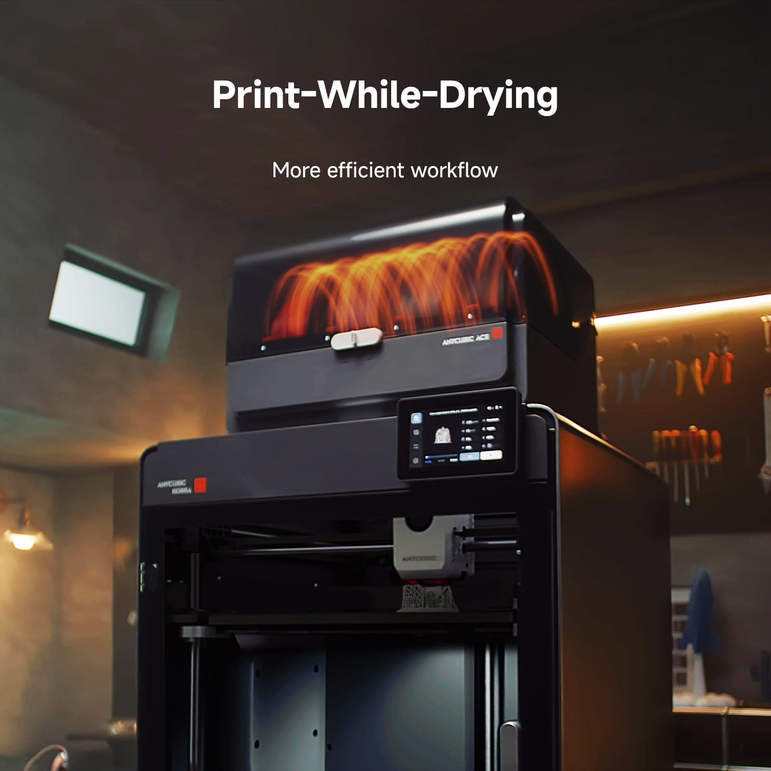 anycubic-kobra-s1-combo-ace-2-pro-imprimante-3d-fdm-multi-couleurs image 4