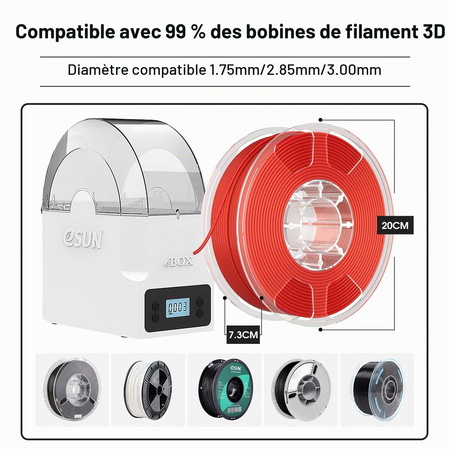 esun-ebox-lite-bo-te-de-s-chage-filament-avec-support-bobine image 6