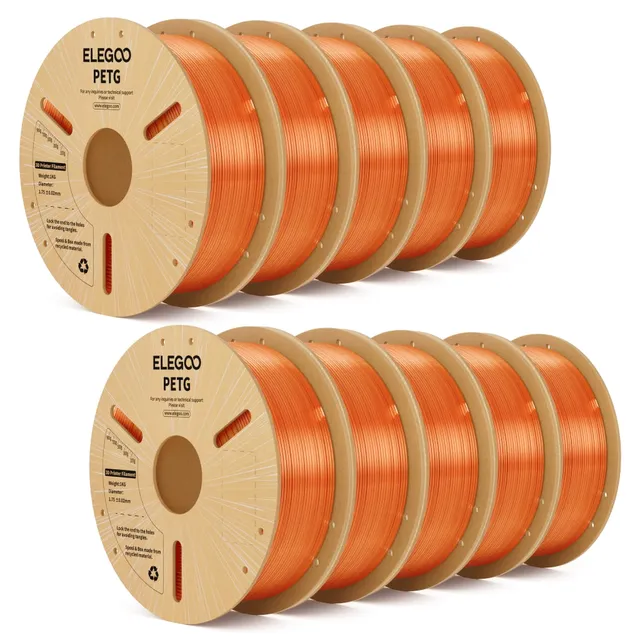 elegoo-petg-translucide-filament-10-kg-bobines-impression-3d-fdm image 1