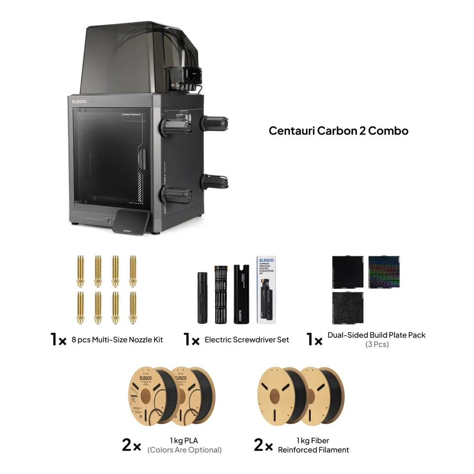 elegoo-centauri-carbon-2-combo-bundle-tout-en-un-imprimante-fdm-multicolore-kit- image 1